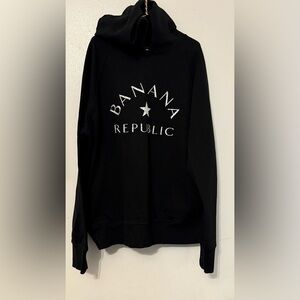 Banana Republic Black Pullover with Logo